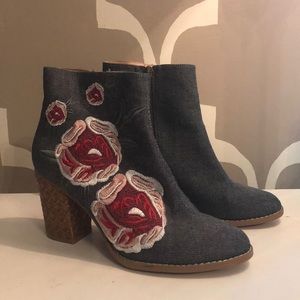 Anthropologie Heeled Bootie